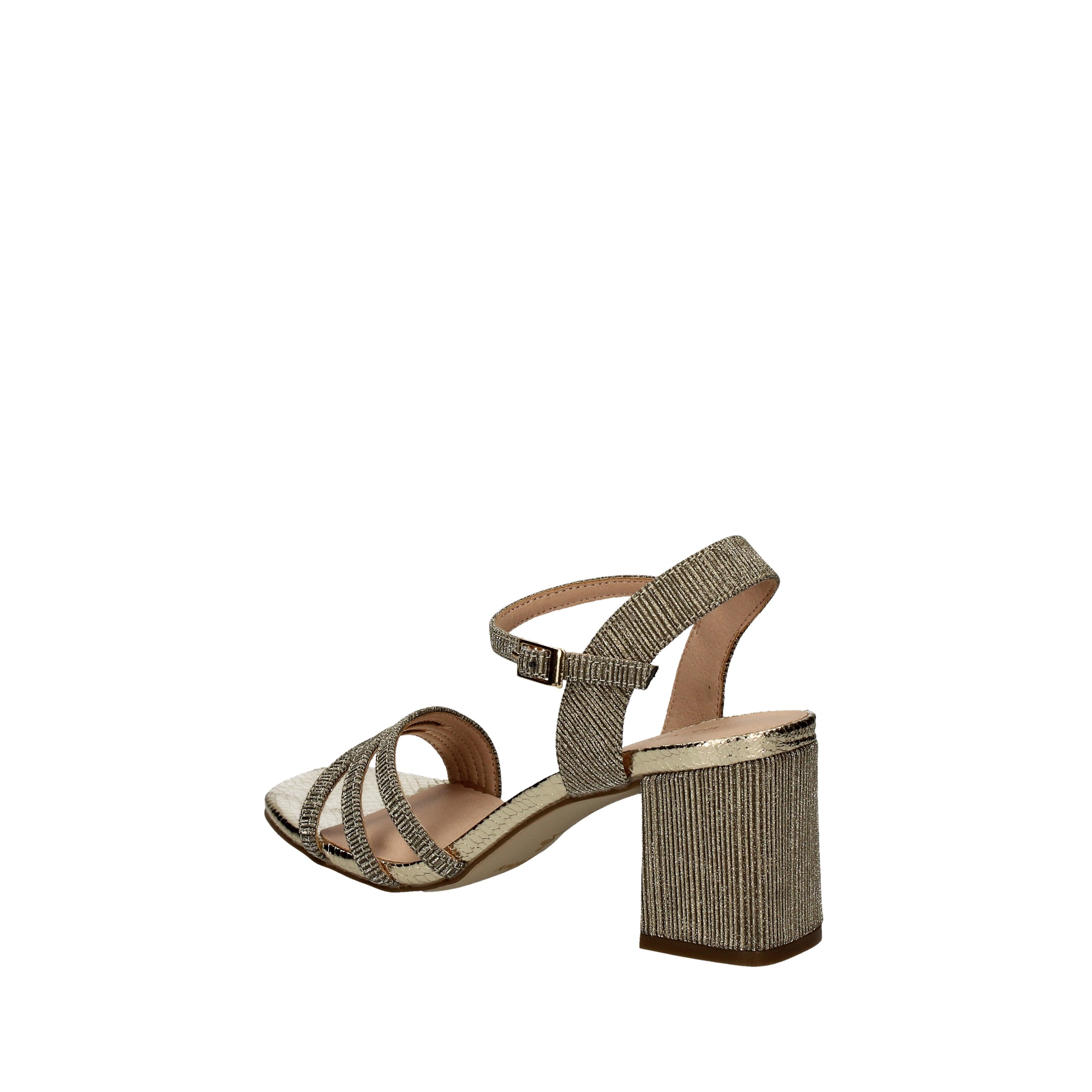 menbur sandali modello effettuo lurex oro 21535